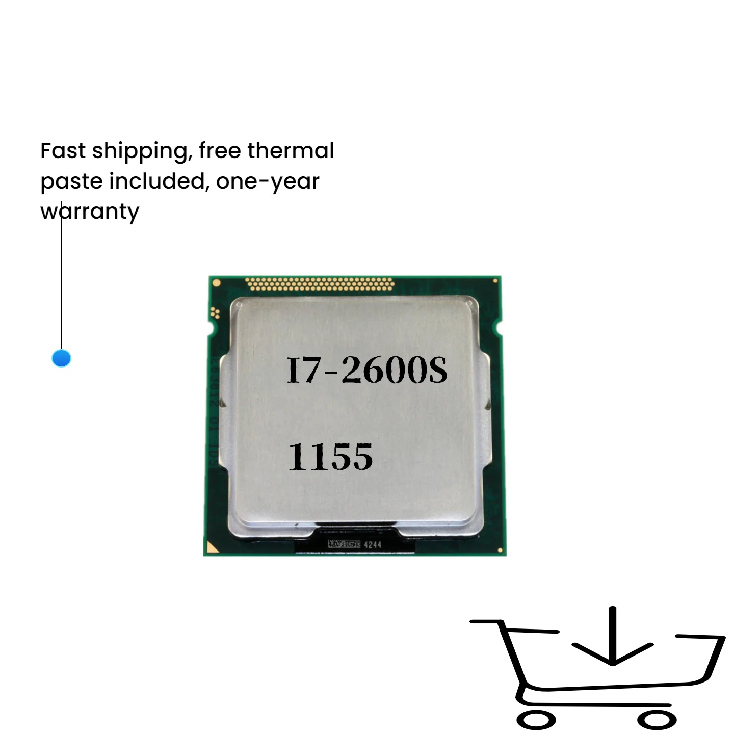 

Core i7 2600S i7-2600S CPU Processor Quad-Core 2.8GHz 65W LGA 1155