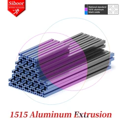 Upgrade 1515 Aluminum Extrusion Profile Frame Kit VORON 0.1 0.2 3D Printer Alloy Frame Bracket Tapping Drilling 6063 Profile Set