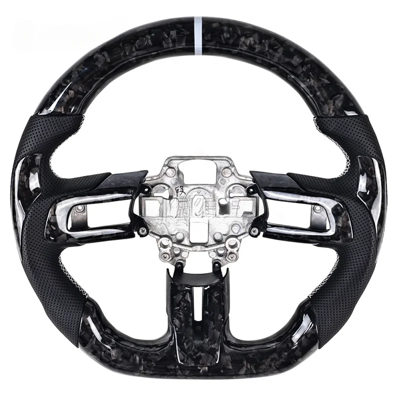 

For Ford Mustang GT 2018-2023 | Custom Forged Carbon Fiber Steering Wheel | Car Accessories