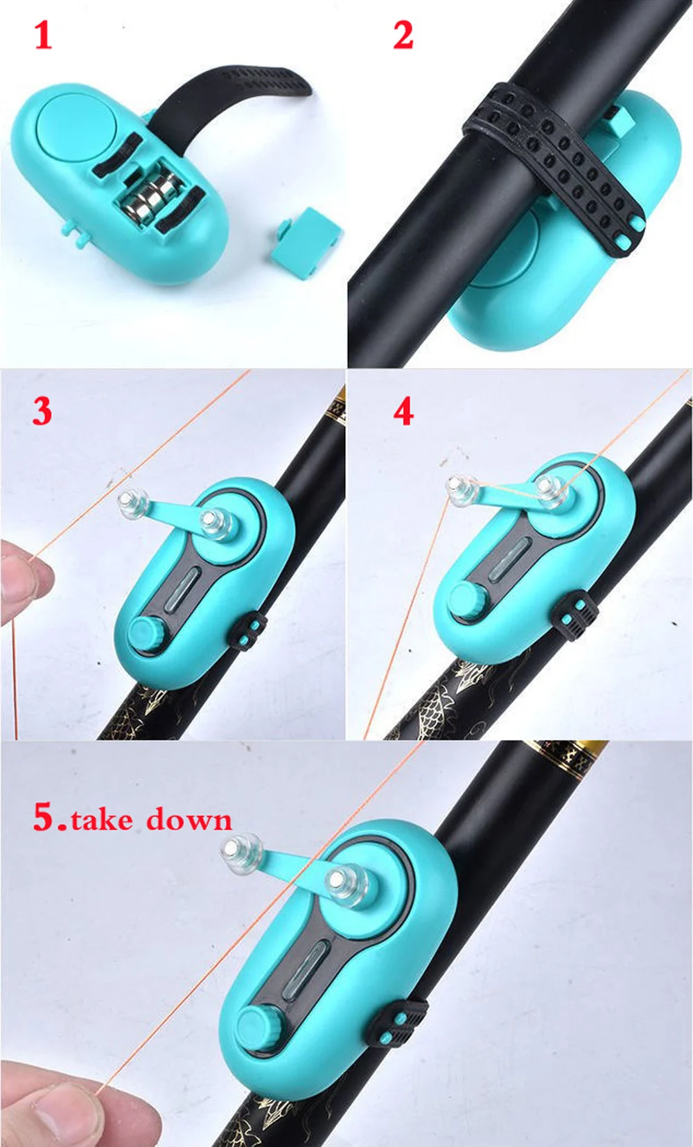 Universal Electronic Fishing Alarm Sea Fish Bite Alarm Sound LED Light Energy Saving Bulb for Clips On Sea Fishing Rod Equipment