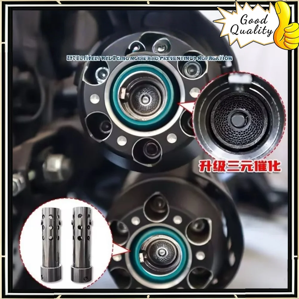 

Original Exhaust For BENDA Napoleonbob 500 ChinchiIIa 500 Three Way Catalytic CU525 Noise Reduction