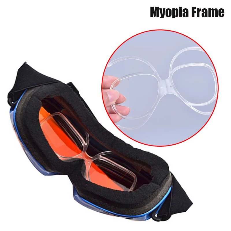 1pc Ski Goggles Myopia Frame Insert Optical Adaptor Flexible Prescription Frame （not Glasses)