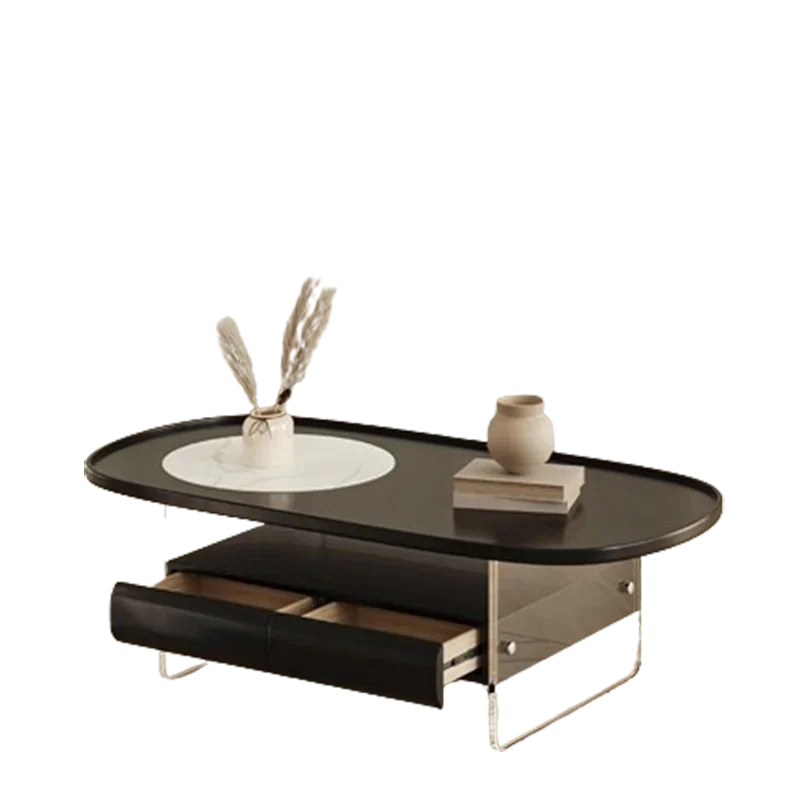 Office Drawers Coffee Tables Living Room Large Modern Coffee Tables Design Apartamento Italian Couchtisch Postmodern Furniture