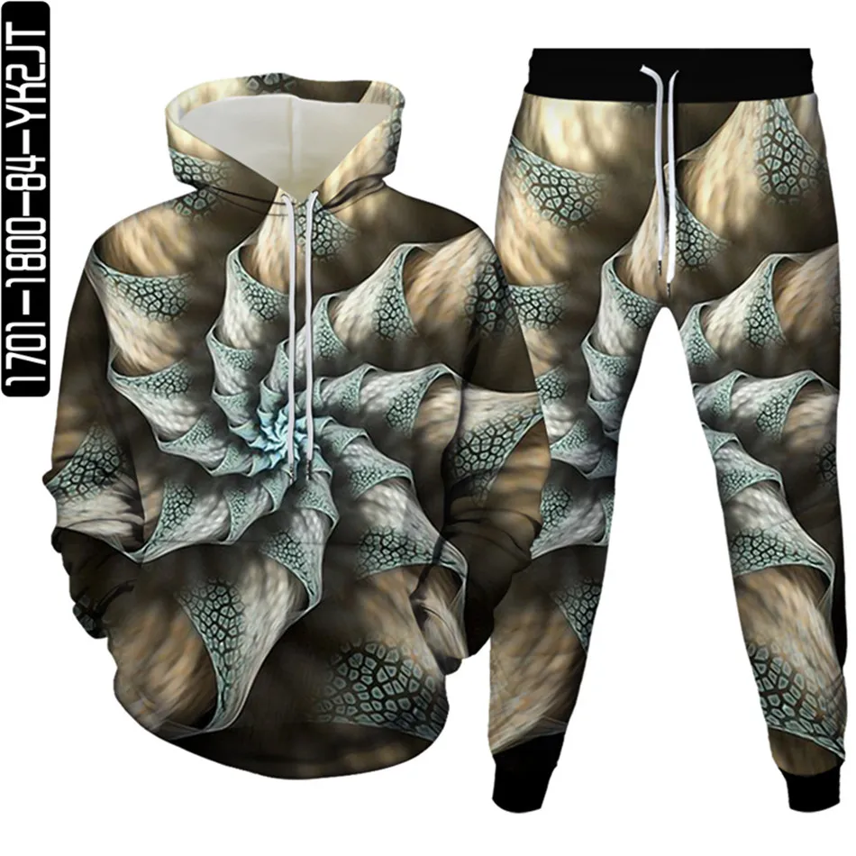

Мужские толстовки с капюшоном и брюками, костюм из 2 предметов, красочный арт, вихрь, цветок, черный дыра, принт, женские модные спортивные костюмы, комплекты повседневной одежды, размер S-6XL