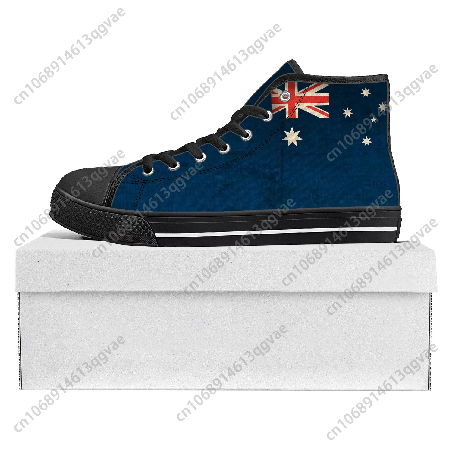Australian Flag High Top High Quality Sneakers Mens Womens Teenager Canvas Sneaker Australia Casual Couple Shoes Custom Shoe