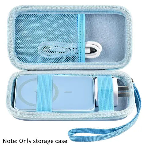 Case Compatible with Anker for Magnetic Portable Charger 5,000mAh Wireless Portable Charger. Power Bank Storage Holder for Anker