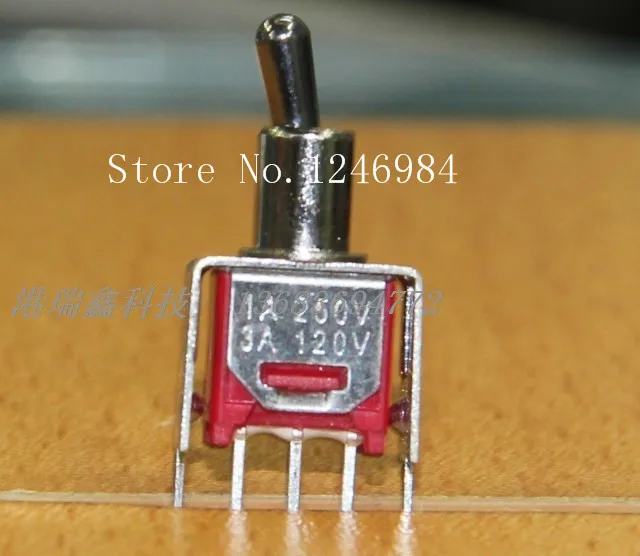 [SA]TS-4-S20 Brachypodium stitch two tranches M5.08 small tripod single toggle switch 2MS1 Taiwan Deli Wei Q22--50pcs/lot