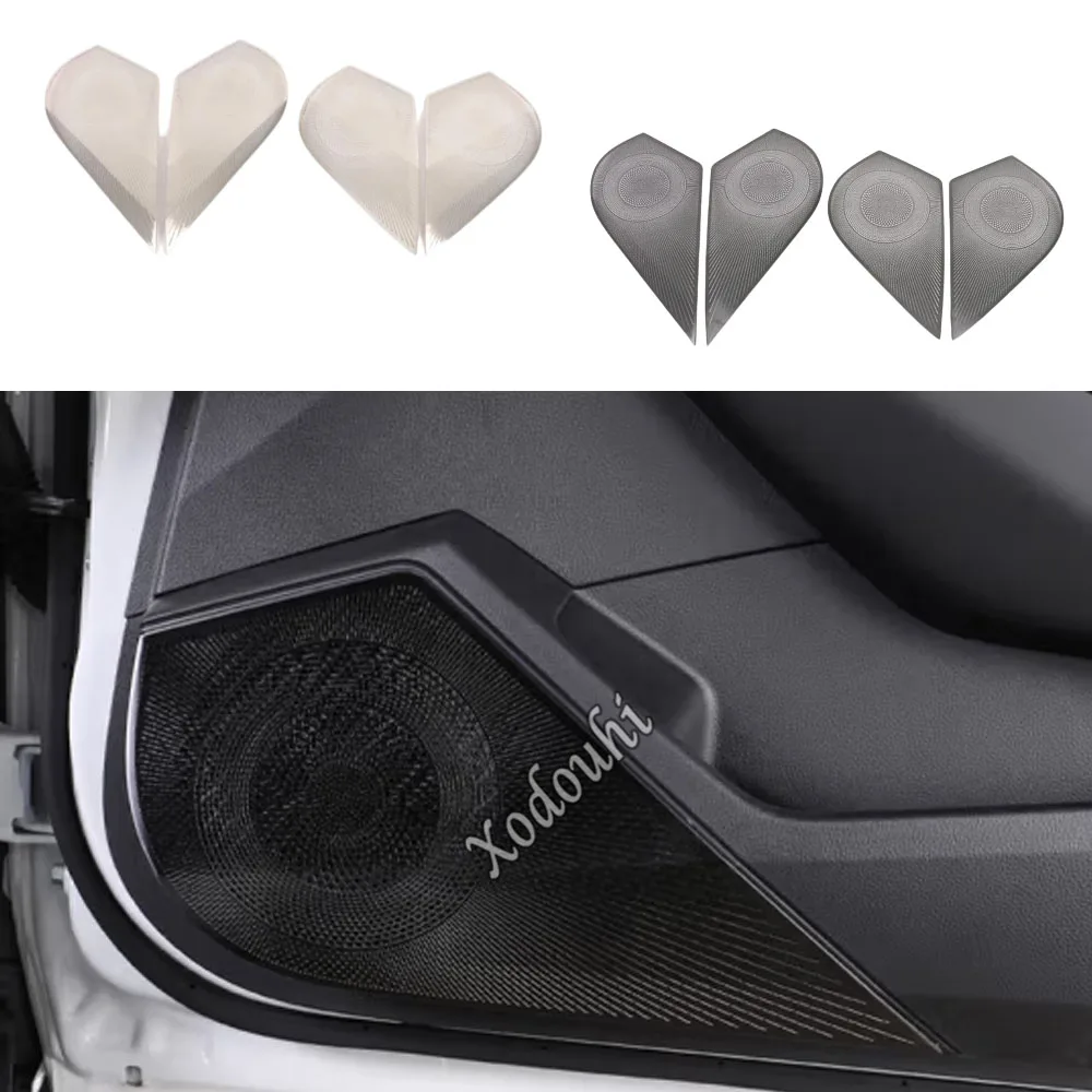 Car Door Audio Speaker Panel Cover Stainless Steel Interior Accessories For Honda Accord 11th 2023 2024 Decoration Frame Trim