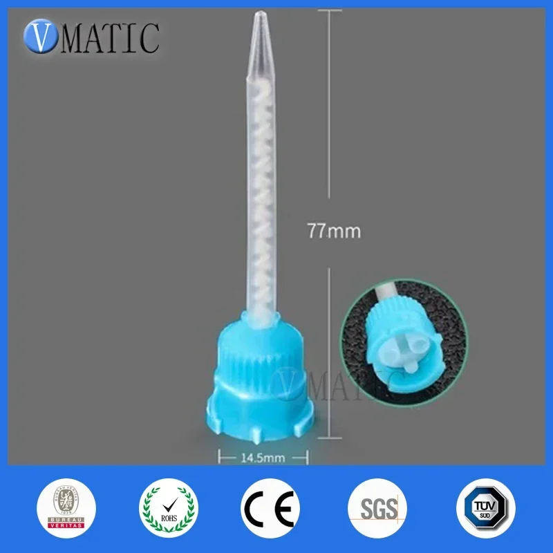 Free Shipping Ab Mixing Tube Spiral Core MB3.2-16S 1: 1 Glue Nozzle Mixture Disposable Static Mixer