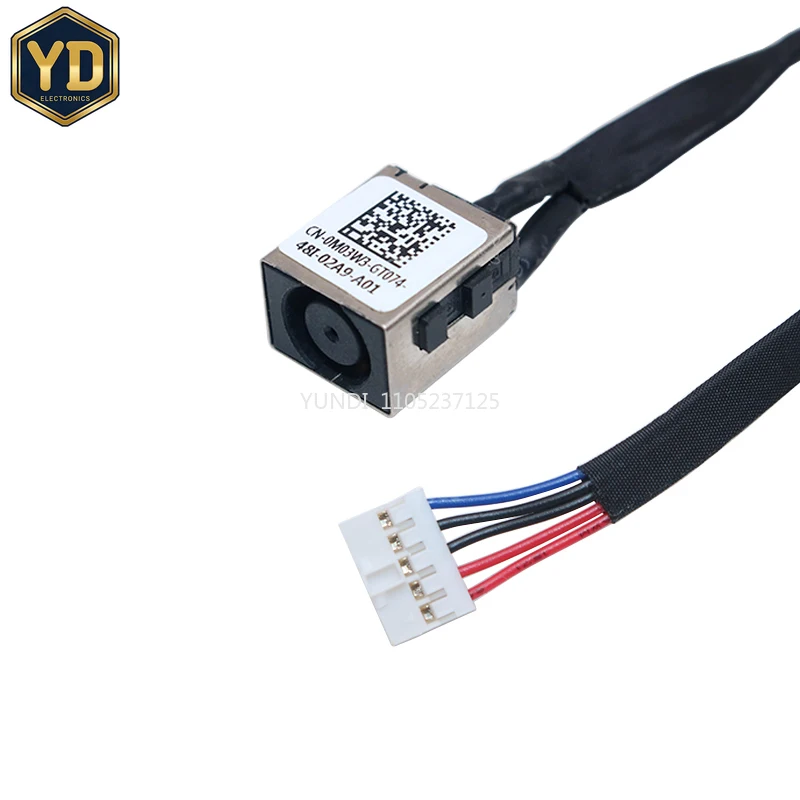 YD Laptop DC Power Cable, DC Power Connector For Dell Inspiron 15, 5547, 5545, 5548, 5540, 5542, 5543, 5556, M03W3, 0M03W3, P39F