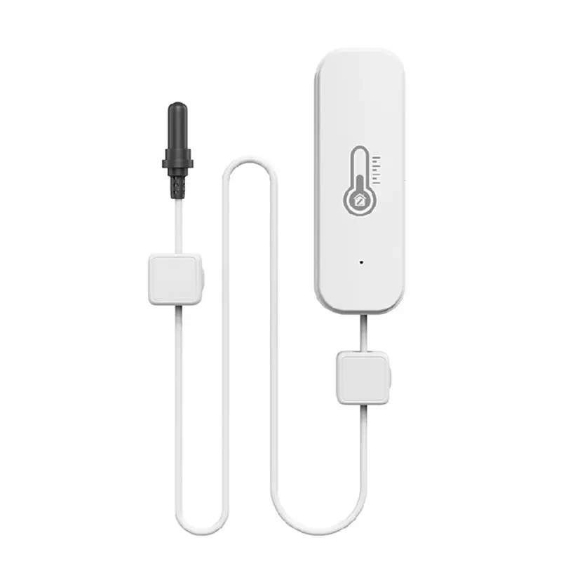 FYBL-Tuya 2.4G Wifi Temp Humidity Sensor External Probe Smart Alarm App Alert Calibration Support