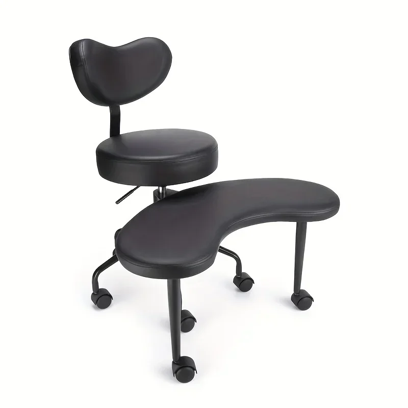 Kneeling Chair Lumbar Support, Adjustable Height,Versatile Cross Leg Design, Perfect for Yoga,Home Office Fidgeters.Labubo.