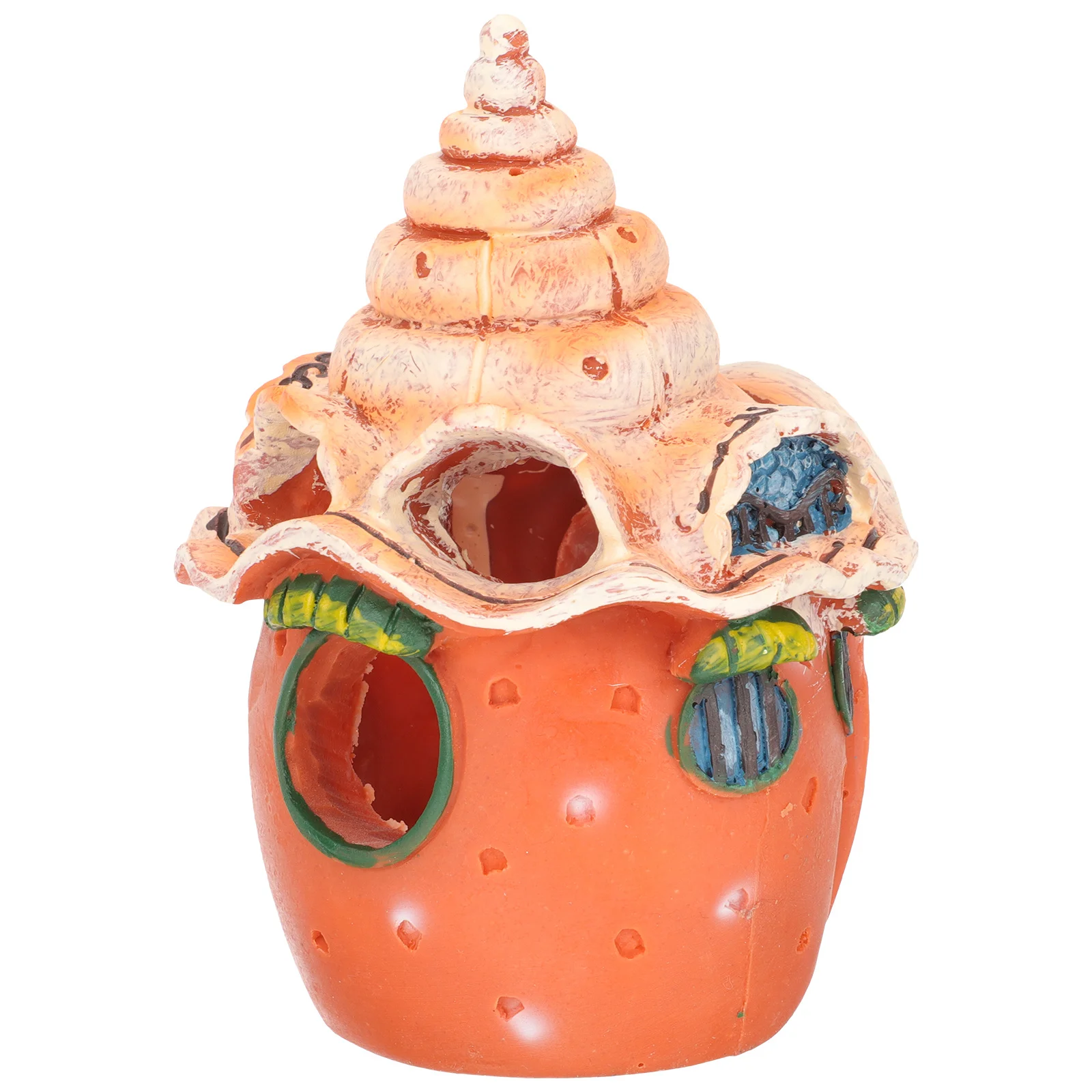 

Resin Artificial Underwater Stone Statue Rockery for Aquarium Fish Tank Decor Castle Landscape Simulation Decorative Imitation