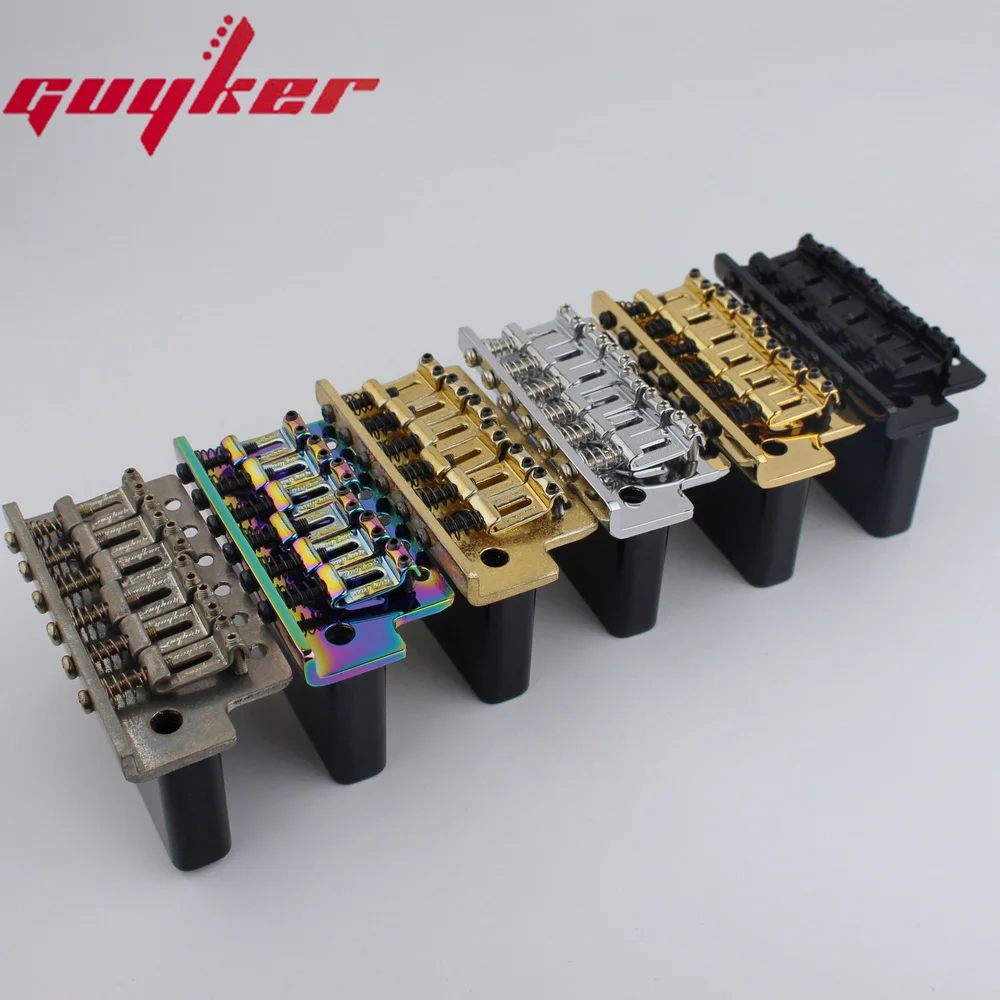 GUYKER Tremolo Bridge Vintage Bent Steel Saddles For ST Electric Guitar Available In Six Colors