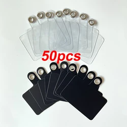 50Pcs Transparent Mobile Phone Lanyard  Anti-lost Card Gasket Universal Phone Hanging Cord Patch Tether Pad