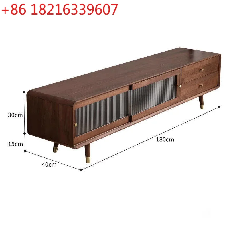 TAO Nordic Vintage Tv Stand With Drawers Elegant Mid Century Unique Tv Stand Living Room Glass Suporte Para Tv Room Furniture