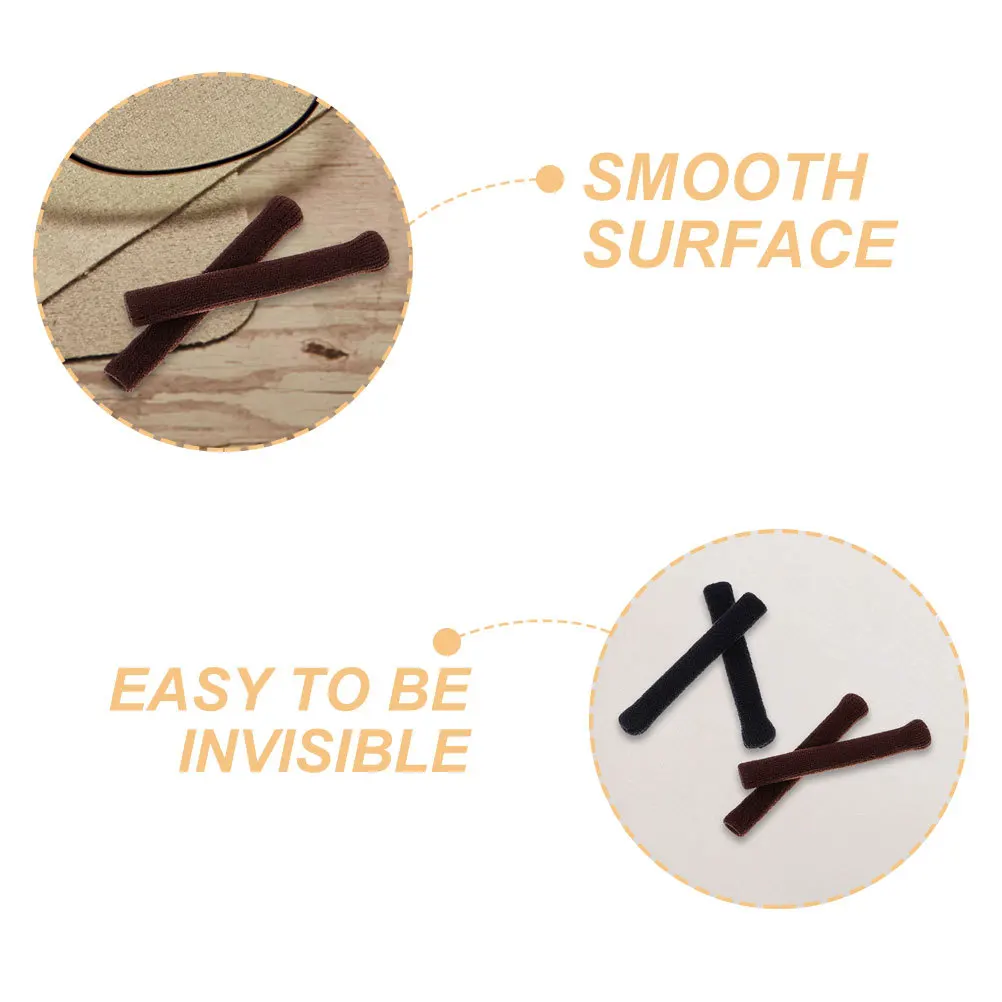 

2Pairs Eyeglasses Leg Sleeves Non-Skid Ear Cushions Comfortable Glasses Slip Preventer Eyeglass Arm Covers Practical Glasses