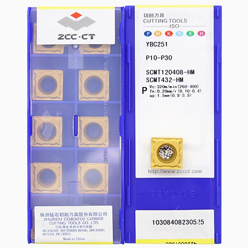 

SCMT120408-HM YBC251/SCMT120408-HM YBC252/SCMT120408-HM YBC351 YBC152/SCMT120408-HM YBM251 ZCC.CT CNC carbide turning inserts