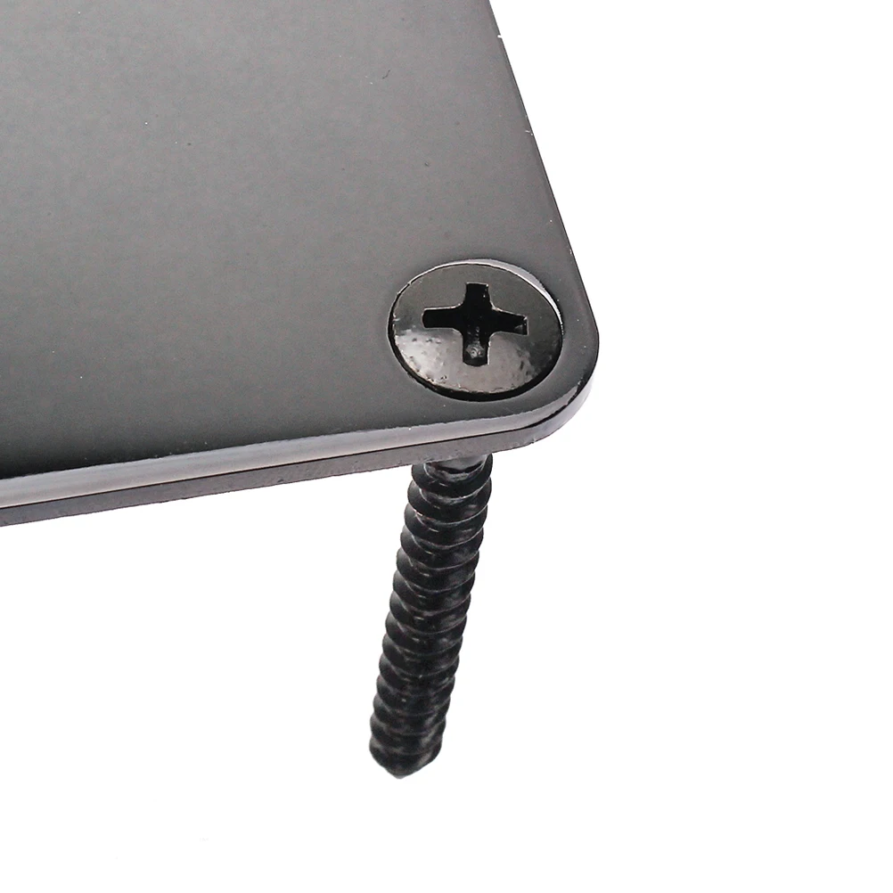 

Black Metal Guitar Neck Plate Reinforcement For Electric Bass Replacement Durable Connecting Board Instrument Part