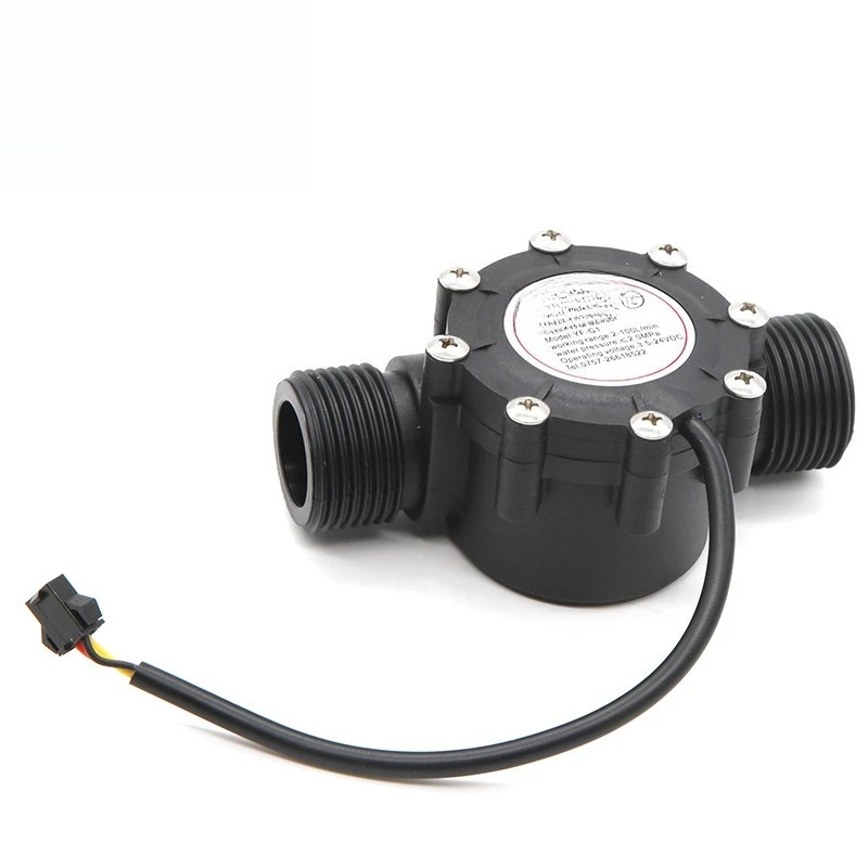 For one inch tube water flow sensor DN25 Hall flowmeter central air conditioner 2pcs