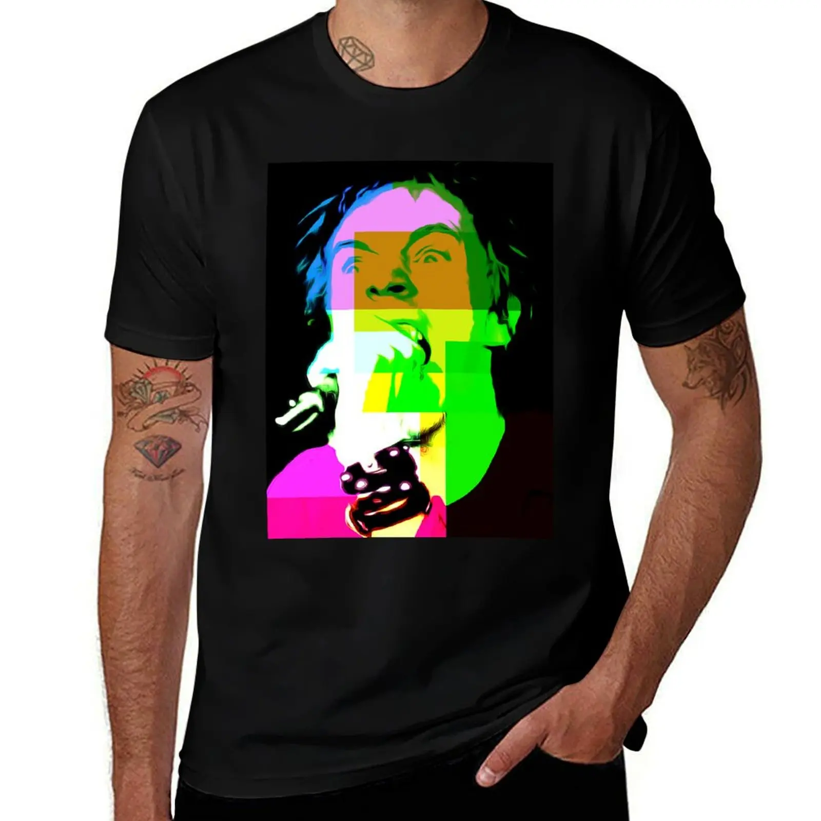 Johnny Rotten #3 T-Shirt Fashion Casual Short Sleeve T-Shirt