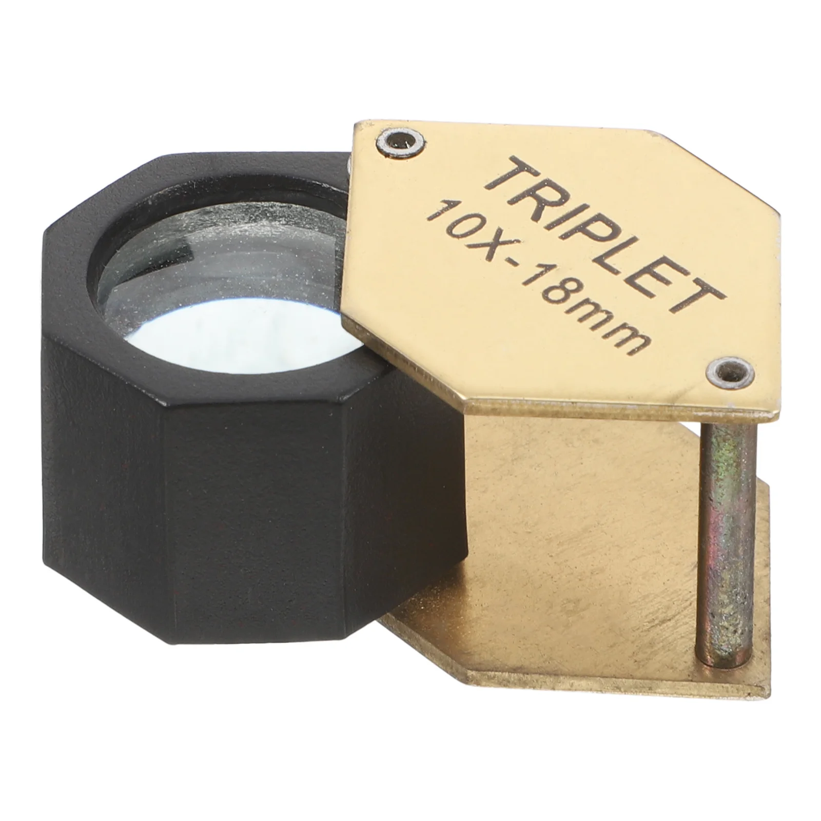 

Foldable Compact Mini Magnifier Metal High Definition Portable Jewelry Identification Tool Handheld Magnifying Glass for Watch