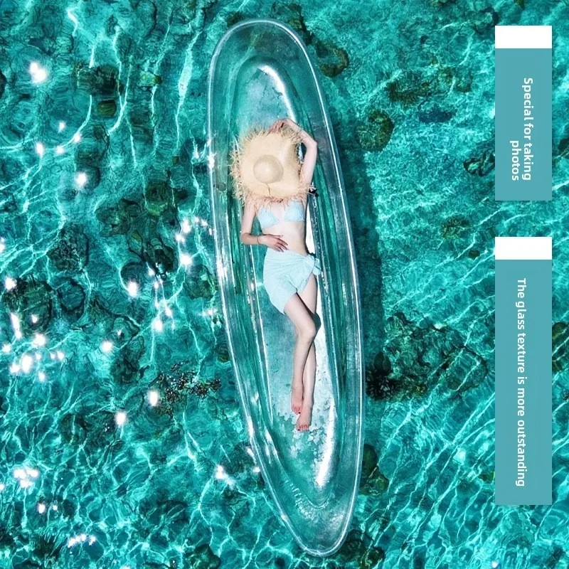 

2.45m Single-Person Transparent Compact Kayak—Photography Prop Designed for Leisure Trips At Waterfront Homestays 2026 New Model
