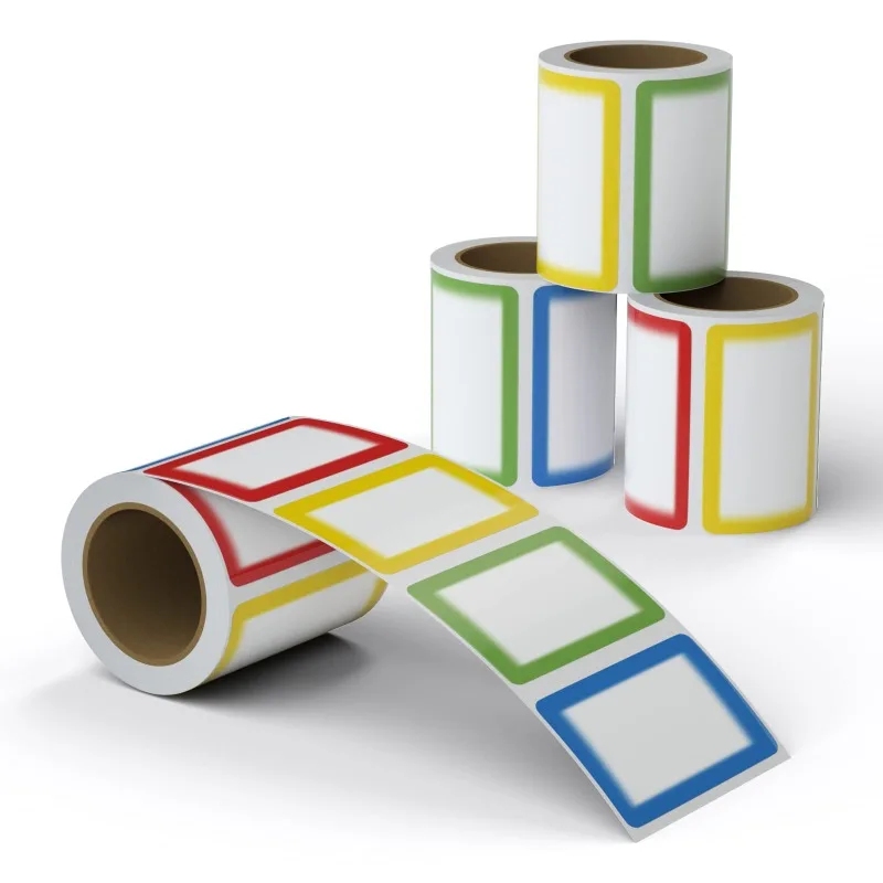 

Упаковка из 1200 красочных этикеток с именем, 57x89 мм, записываемые наклейки для офиса, школы, дома, встреч, мероприятия, прочный, легко снимается и наносятся