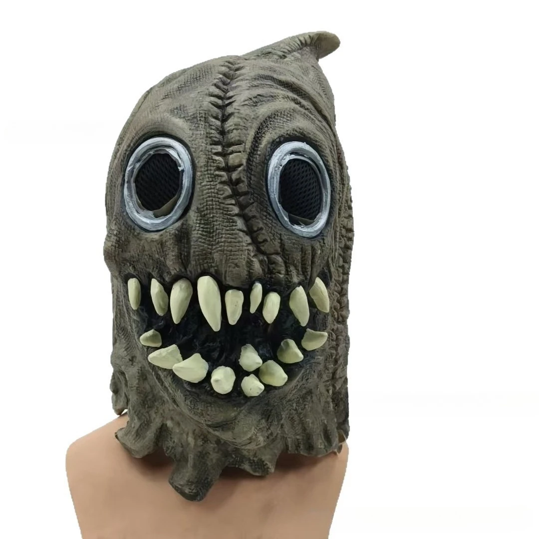 Máscara de Látex del Monstruo Virus, Cubrecabezas para Halloween, Disfraces de Cosplay, Accesorios de Mascarada, Accesorios de Terror