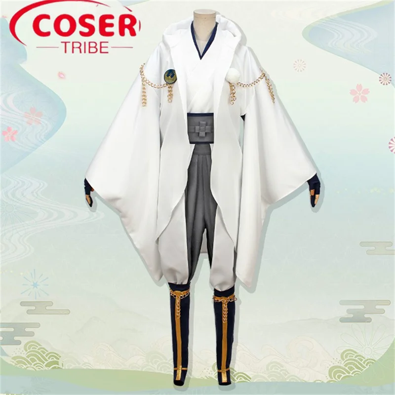 COSER TRIBE Anime Game  Touken Ranbu Tsurumaru Kuninaga Diffuse Exhibition Halloween Carnival Role CosPlay Costume Complete Set