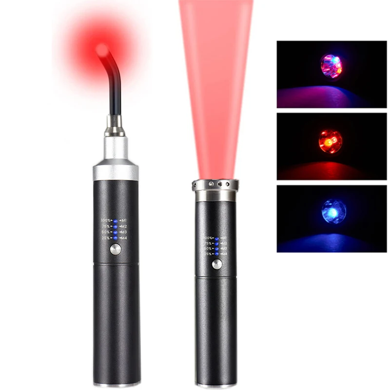 ヘルペス治療装置-赤外線-赤色光治療ランプ-口唇炎-唇-鼻-耳-手関節-膝-足-ボディ鎮痛用