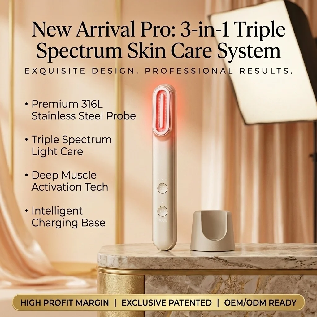 Face and Neck Lifting Massager Beauty Device Face Eye Massager Facial With Charging Base - New and Hot - Selling Model