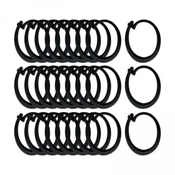 Outdoor Curtain Track Hooks Universal Gliding Plastic Hooks for Mesh Netting and Sidewall Curtain Holder