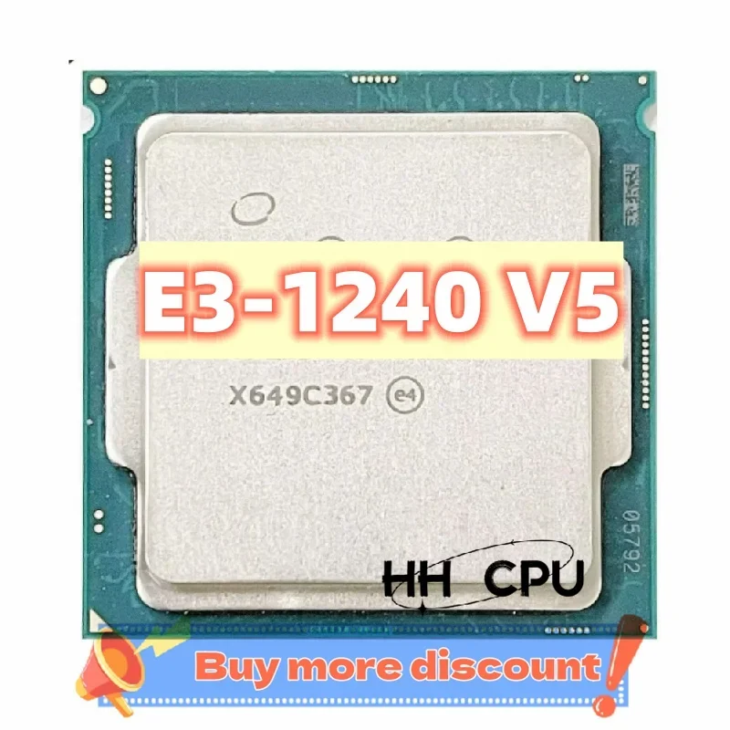 Gebrauchte xeon E3-1240 v5 e3 3,5 v5 e3 v5 ghz 80w lga