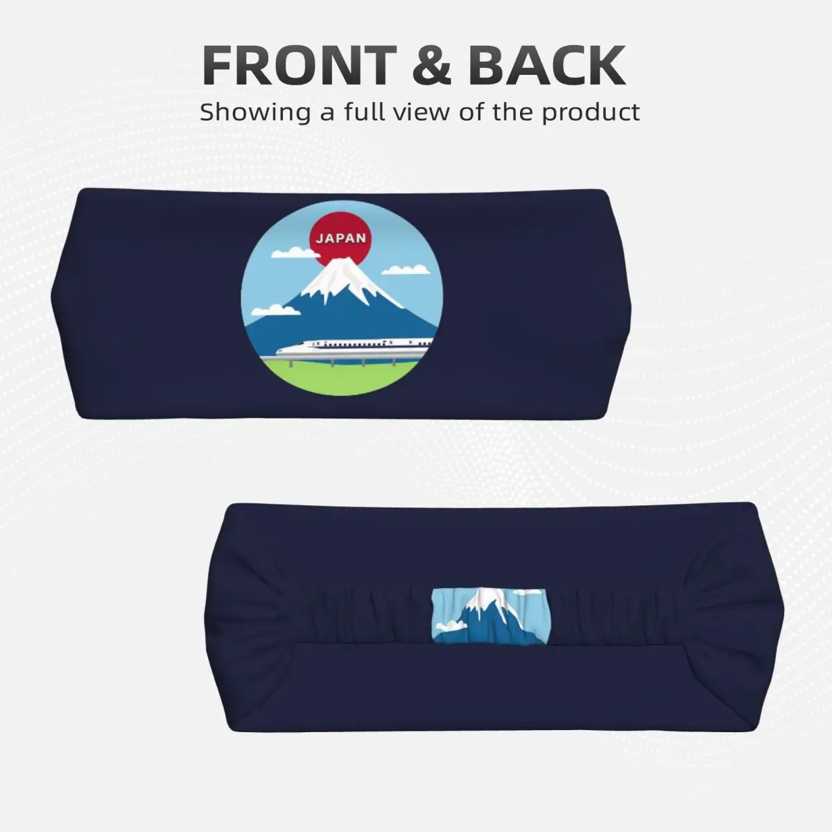 

Custom Japanese Shinkansen Bullet Trains Sweatband for Men Women Quick Drying Sports Sweatband Gym Yoga Running