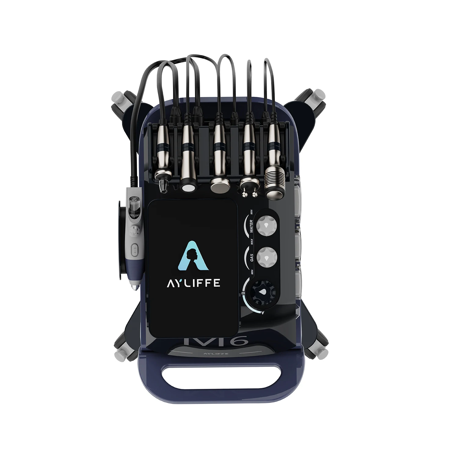 Removedor de cravo e limpador de poros M6, contorno 6 em 1, antienvelhecimento e limpador de acne, dispositivo de injeção de oxigênio indolor e não invasivo