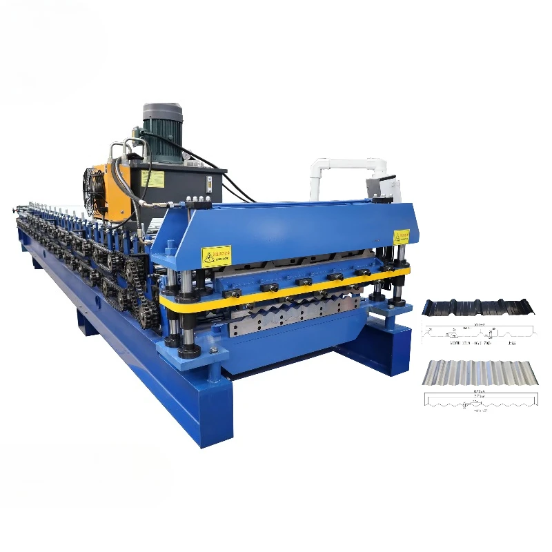 Galvanized Steel Roll Forming Machine Featuring Roof Sheet Machine and Tile Making Machine for Durable Metal Roofing