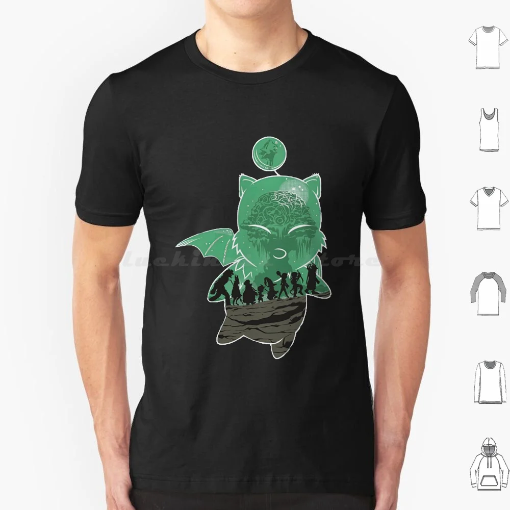 Saver Of The Adventure Kupo T Shirt Cotton Men Women DIY Print Moogle Kupo Chocobo Wizard Save Game Final Fantasy Ffix Ornitier