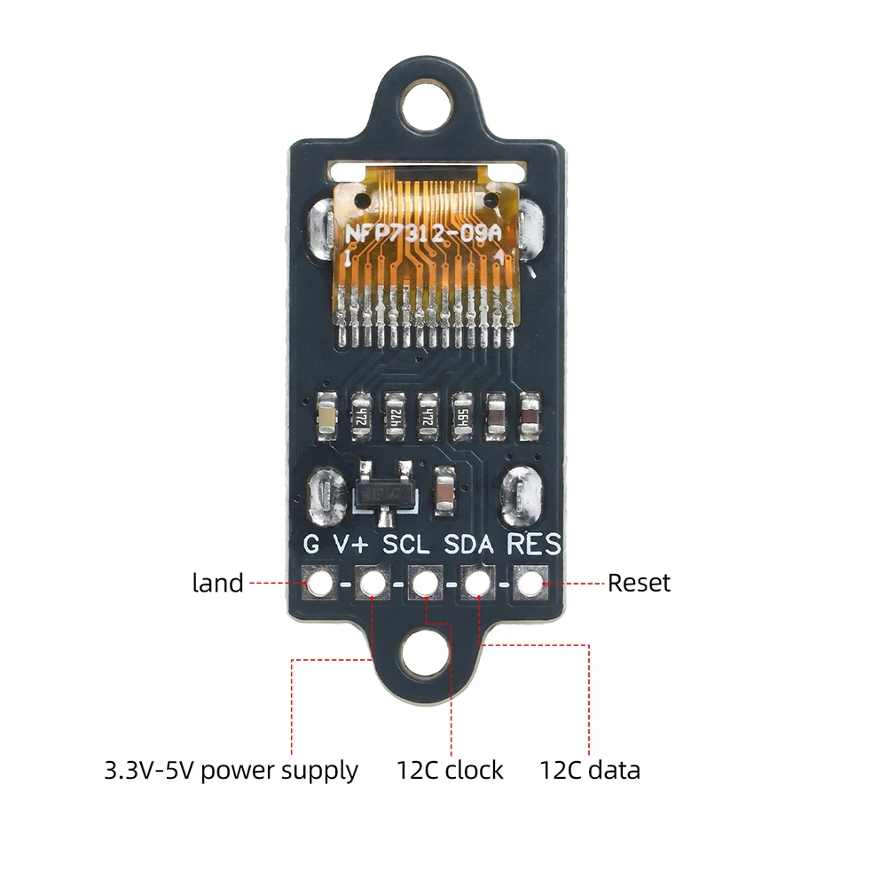 Mini 0.5 Inch Oled Screen 88*48 Pixel ST7312 Driver IIC Interface DC 3.3‑5V White Display Module For Wearable And Industrial