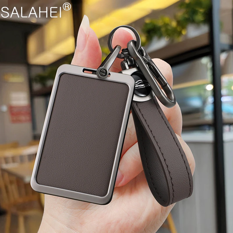 In lega di zinco in pelle per Auto NFC Card Key Cover custodia protettiva custodia Shell Bag per Tesla Model 3 Model Y Auto portachiavi accessori