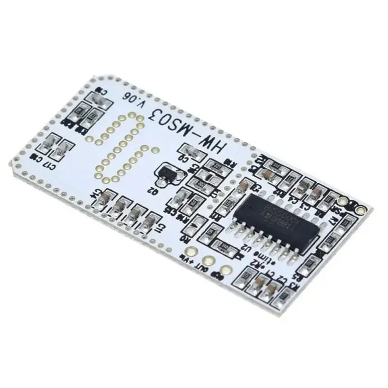 AY14 -High Performance Motion Sensor HW-MS03 2.4Ghz To 5.8Ghz Microwave Radar Human Body Induction PIR Switch Module For Diy