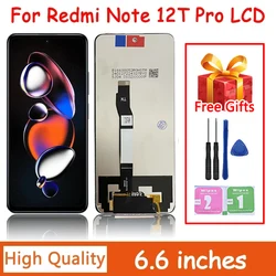 6.6''IPS For Xiaomi Redmi Note 12T Pro LCD Display Touch Screen Digitizer Assembly For Redmi Note12T Pro LCD Replacement