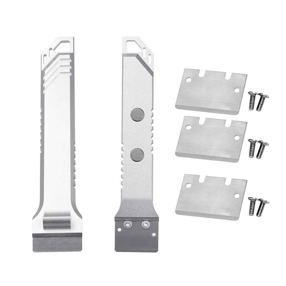 Schaber für Bambu Lab Creality, Vollmetall CNC-gefräst, SK5 Stahlklinge, Reinigungswerkzeug, Schaufel, Schaber, Messerspitze, 3D-Druckerteile – Detail 7