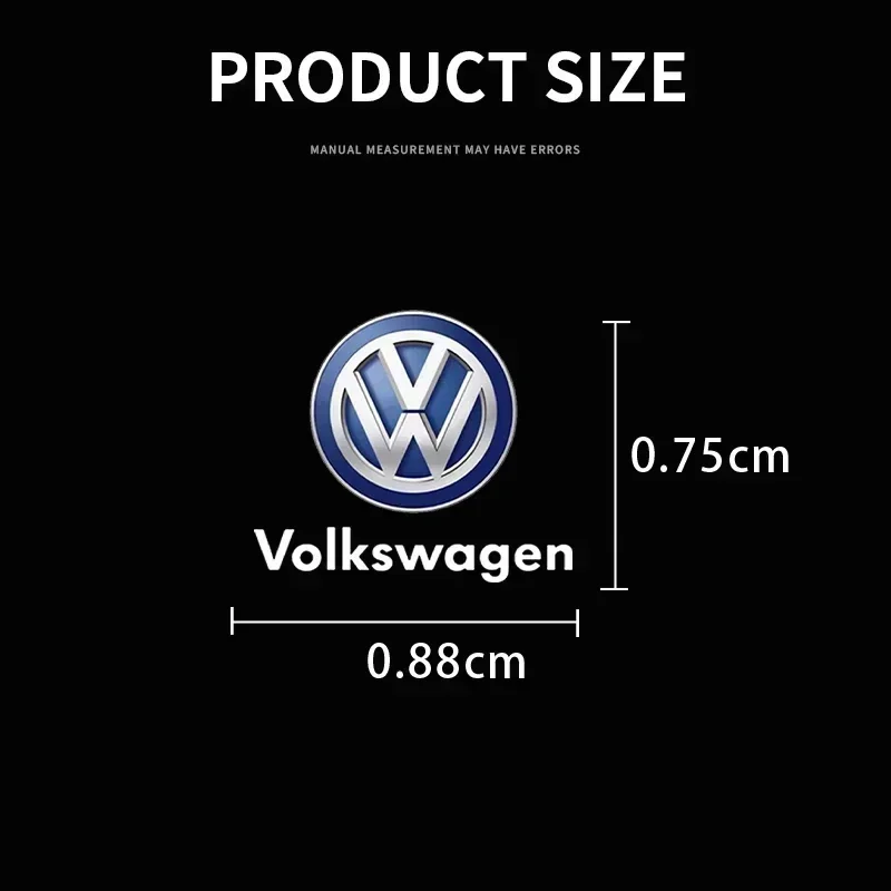Car Interior Steering Wheel Dashboard Central Stickers Badge For Volkswagen Caddy Scirocco CC Golf VI 4 MK7 Beetle GTI R Line