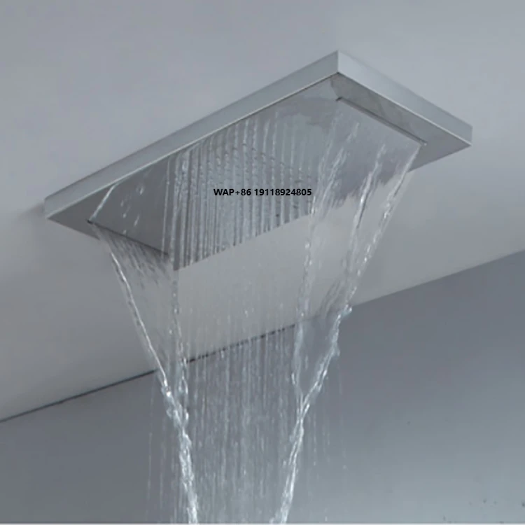 Wall Mounted Brass Shower Jet Body Shower Multifunctional Thermostatic Shower Set