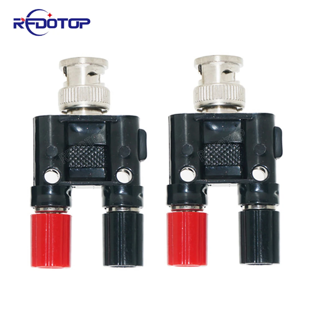 

1Pcs BNC Male Plug to Banana Female Jack 50 OhmConnector RF Adapter Coaxial High Quanlity RFDOTOP