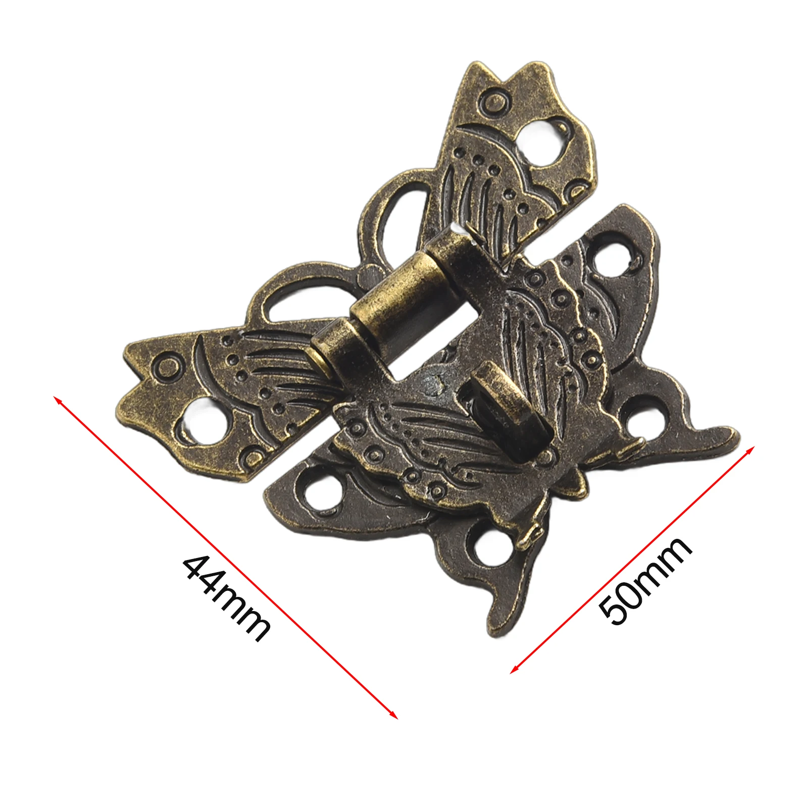 For Collectibles Antique Bronze Lock For Collectors Vintage Design Collectible Item Decorative Butterfly Shape