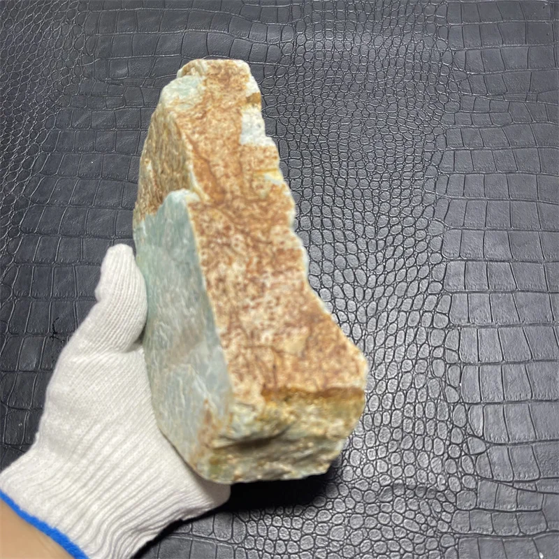 1650g Natural Raw amazonite stone rough mineral stone specimen