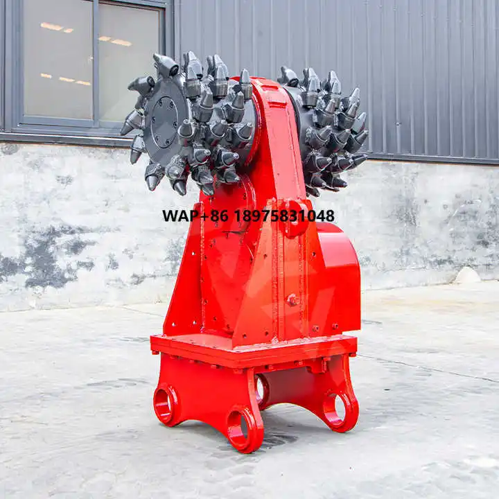 Excavator Hydraulic Rock Milling Head, Concrete Pavement Milling Machine and Crusher Accessories
