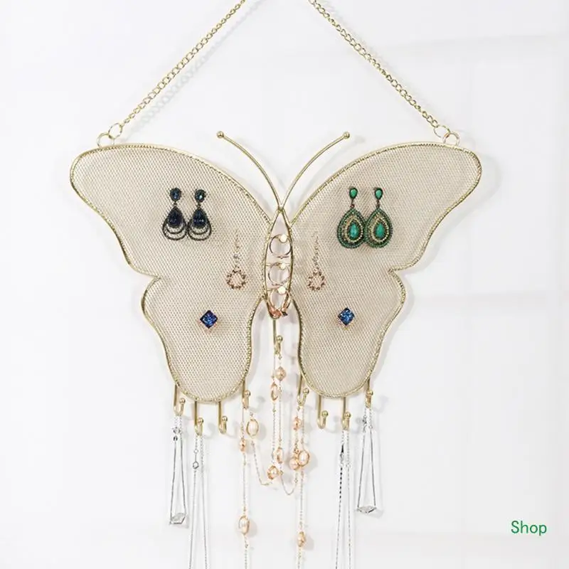 

Dropship Jewelry Display Stand Material Butterfly Earring Display Holder for Rings